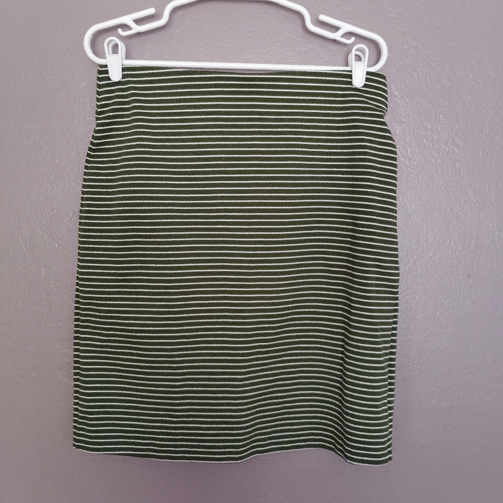 Old Navy Ponte Knit Nautical Pencil Skirt Stretchy Size M
